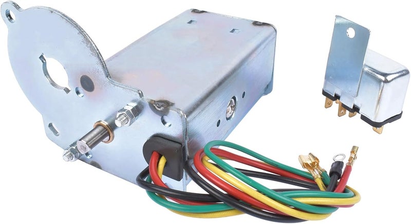 Woosphy Convertible top Electric Motor and Relay Replacement for Chevy Impala or Caprice Cadillac Eldorado Biarritz Oldsmobile Delta 88 1971-1976 22049793 9875101 - Image 3